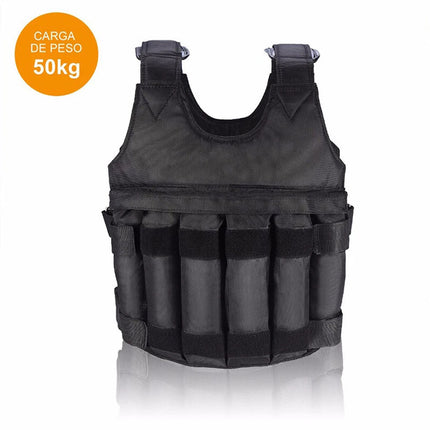50KG Weighted Vest Adjustable Loading Weight Jacket Exercise Training Fitness