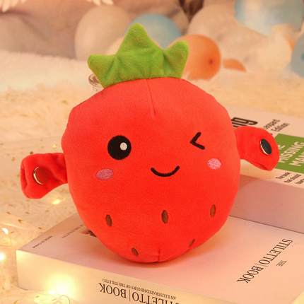 3PCS Interactive Musical Toy Fruit Sensing Beat Piano Plush Toy Electric Plush Toy