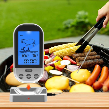 Large LCD Digital Meat Thermometer Kitchen BBQ Grill Oven Probe