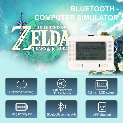 For Allmiibo Chargeable Intelligent Simulator Emulator Bluetooth-Compatible Univ