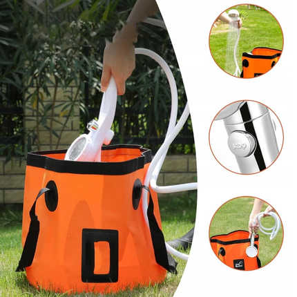 Portable Shower Camping Shower Outdoor Camp Electric Rechargeable Shower Pump