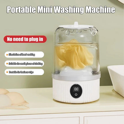 1L Underwear Washer Rechargeable Mini Washing Machine Cordless Laundry Machine