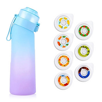650ml Scent Water Bottle with 7 Fruit Scent Pods, Scent Flavor Drinking Bottle