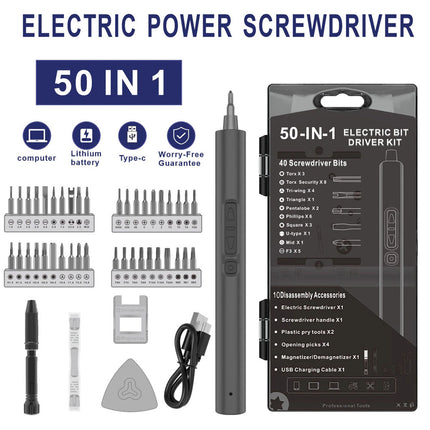 Electric Power Screwdriver Portable Rechargeable Lithium Precision Screw Driver