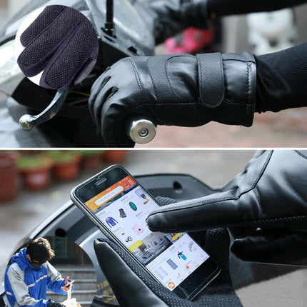 Unisex Electric Heated Gloves Skiing Motorcycle Winter Warm Touch Screen Outdoor