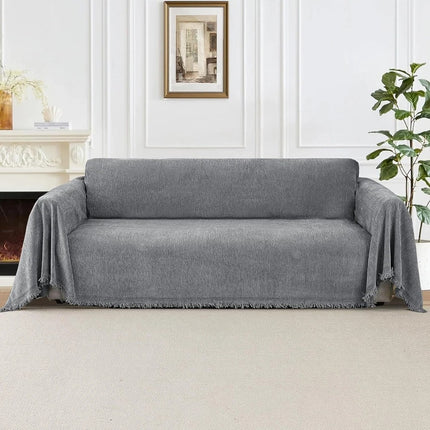 Sofa Couch Throw Cover Blanket Lounge Slipcover Protector Chenille Decor 180×150cm