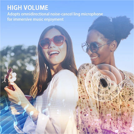 Wearable Bluetooth Speaker Clip-On Wireless Portable Speaker Built-in Mics