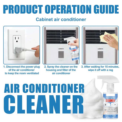 3PCS 60ml Air Conditioner Foaming Cleaner Air Con Coil Foam Cleaning Sprays