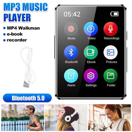 128GB Sport Portable Bluetooth Touch MP4/MP3 Lossless Music Player Recorder