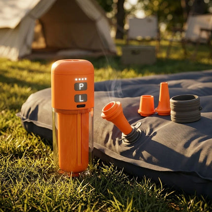 Portable Air Pump for Inflatables 430L/min Ultra Fast Air Mattress Pump, 2000 MA