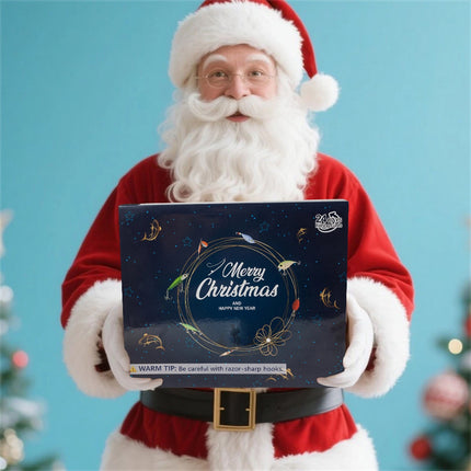 2026 Fishing Advent Calendar 24 Day Christmas Countdown Fishing Lures Tackle Set