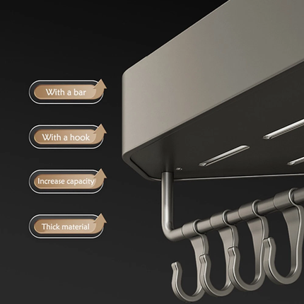 3x Corner Bathroom Kitchen Shelving Organizer Steel Bathroom Rack Towel Holder