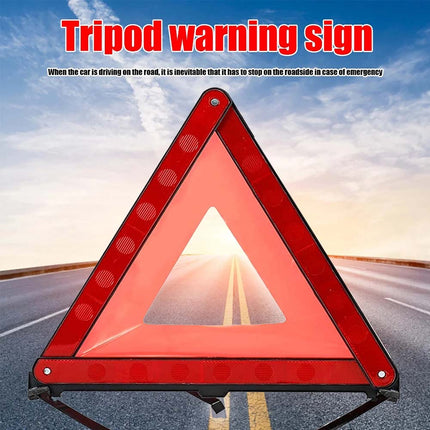 3Pcs Car Triple Emergency Warning Triangle Reflector Road Roadside Sign - Image 2