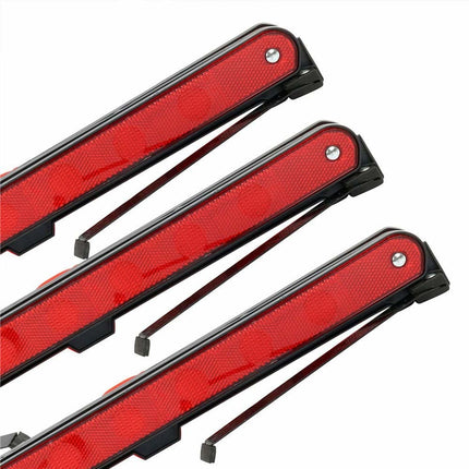 3Pcs Car Triple Emergency Warning Triangle Reflector Road Roadside Sign - Image 4