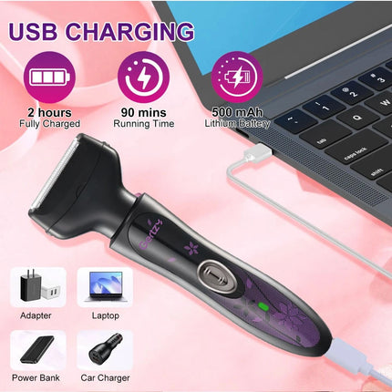 4 In1 Women's Eyebrow Trimmer Painless Ear And Nose Hair Trimmer Beauty Set - Image 5