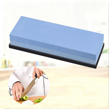 Dual Whetstone Cutter Sharpening Stone Grinding Knife Waterstone Kitchen Wet