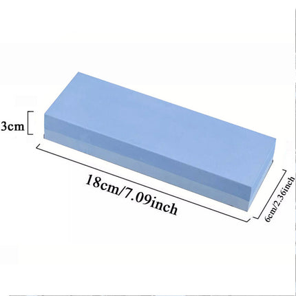 Dual Whetstone Cutter Sharpening Stone Grinding Knife Waterstone Kitchen Wet