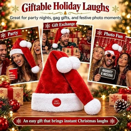 Merry Christmas Dancing Moving Santa Hat Party Funny Hat Xmas  Gift
