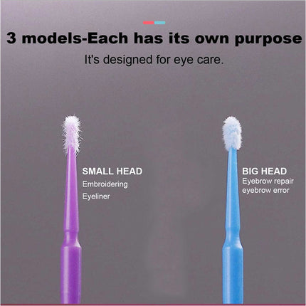 400pcs Disposable Cotton Swab Micro Brush Eyelashes Extension - Image 5