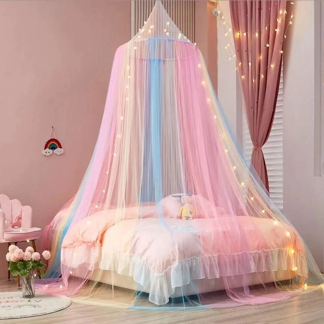 1pc Dome Mosquito Net Netting Canopy Princess Style Bed Canopy Bed Room Decor
