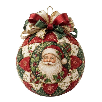 Christmas Classics Patchwork Ornament DIY Kit,Santa Claus  Patchwork Ornament Kit