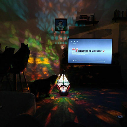 3D Bohemian Light Polar Star Large Floor Lamp Colorful Projection Night Lamp AU