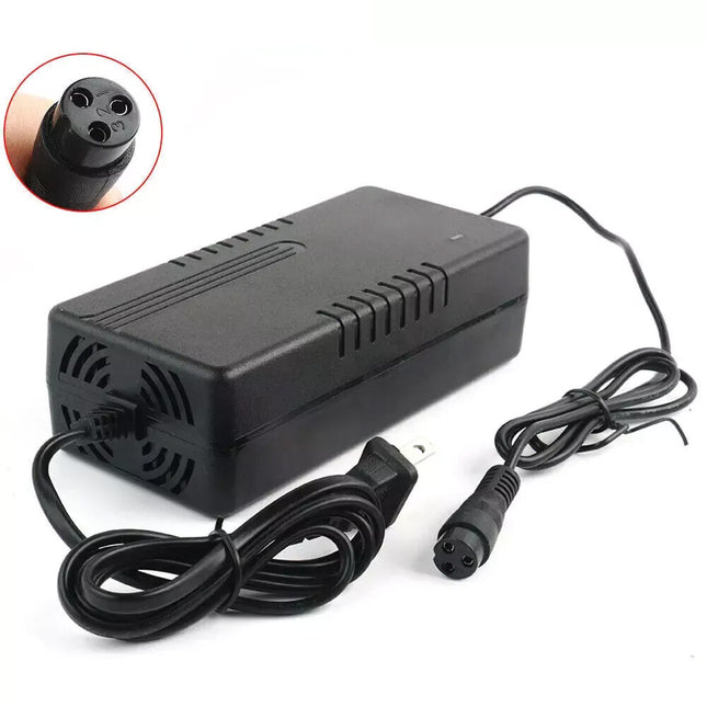 67.2V 2A Lithium Battery Charger 3-Pin for 60V 16S Electric Scooter & eBike