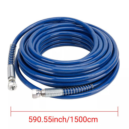 1/4'' Airless Paint Sprayer Hose Tube Connector Spray Pipe Painting 15m