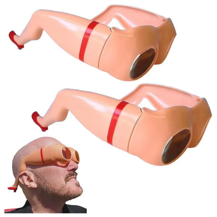 2PCS Funny Sunglasses Novelty Leg Buttocks Eye Glasses Party Costume Prank Toy