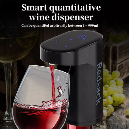 Automatic Electric Wine Decanter Aerator Dispenser Pourer Pump Whiskey Redsack