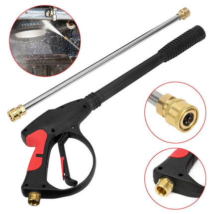5 Nozzles High Pressure Washer Lance Gun 1/2" BSP Extension Wand Spray Cleaner