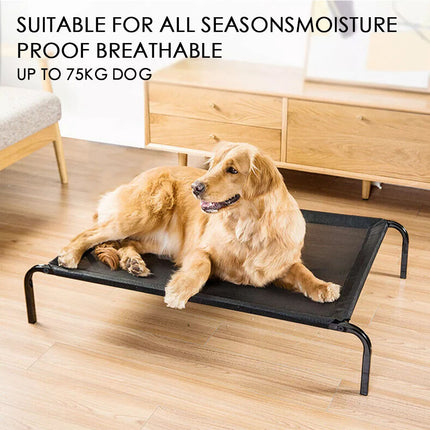 Heavy Duty Pet Raised Bed Elevated Trampoline Hammock Cat Dog Raised Deluxe