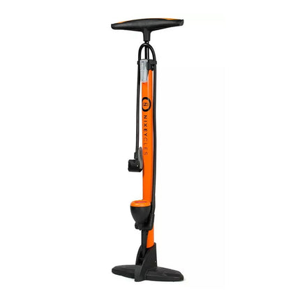 High Pressure Bicycle Bike Alloy Floor Air Pump Gauge - NXP38