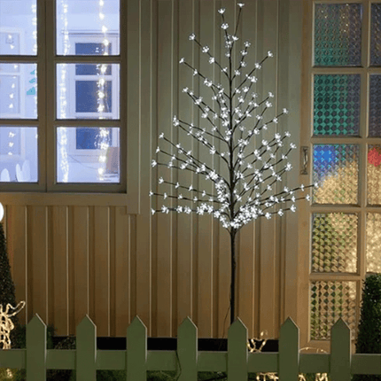 200 LED 1.5m Cherry Blossom Solar Christmas Outdoor Tree