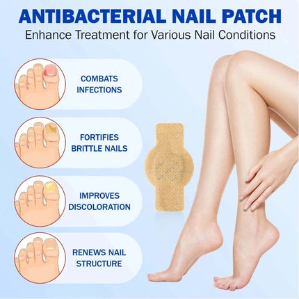3Bag Toenail Antiseptic Patch Long Lasting Breathable Fungal Nail Patches 63Pcs