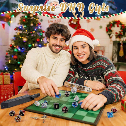 Mystery Dice Set Vacation Advent Calendar 2025 24 Days Surprise Gifts