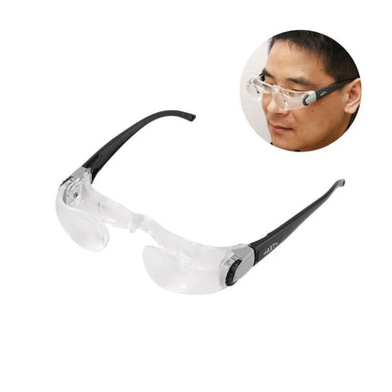 2Pcs Hyperopia Magnifying TV Glasses Adjustable Magnifier Reading Glasses