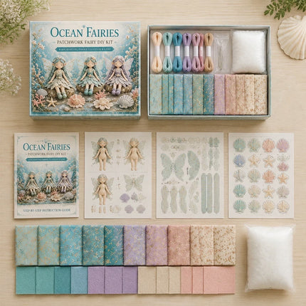 Ocean Fairy Patchwork DIY Collection, Fun  Fairies Patchwork Sewing Craft Kit