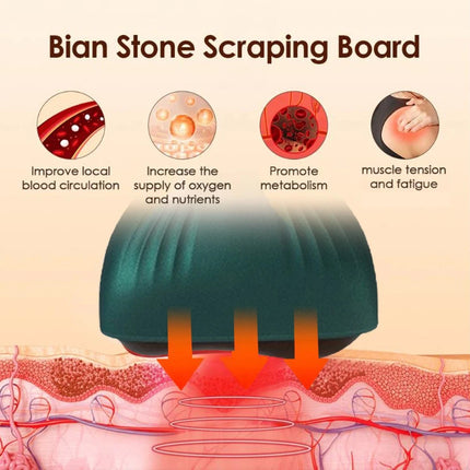Electric Massager Tool Body Gua sha Scraping Fat Burning Anti-Cellulite 9 Levels