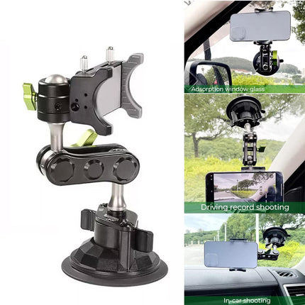 Universal Ball Head Arm for Phone 360 Rotating Car Phone Tablets Holder Mount