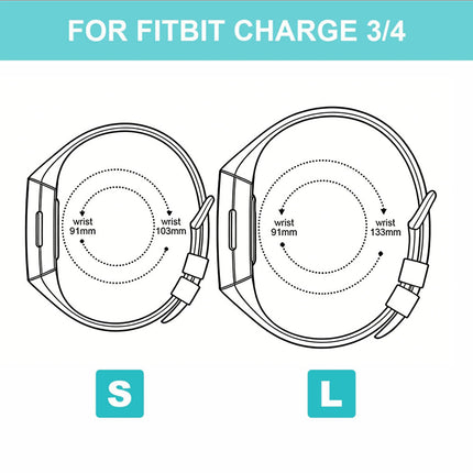 Fitbit Charge 3/4 Smart Watch Classic Replacement Band Teal