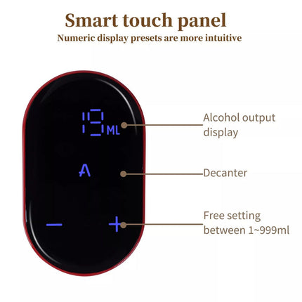 Automatic Electric Wine Decanter Aerator Dispenser Pourer Pump Whiskey Redsack