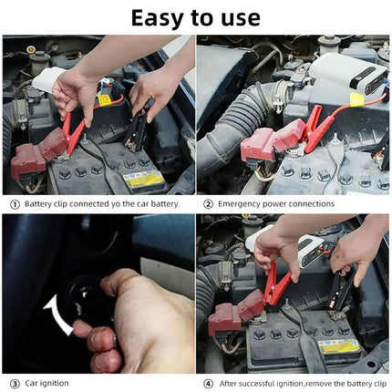 Car Jump Starter 30000mAH Portable Vehicle Charger Power Bank Battery Engine