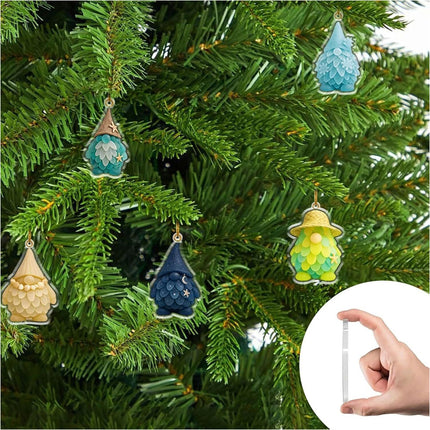 2026 24 Days Surprise Sea Glass Gnome Advent Calendar Acrylic Hanging Decoration