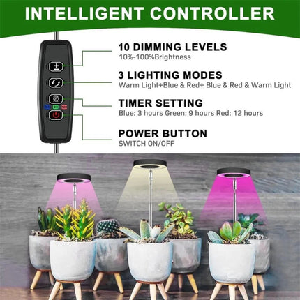 Full Spectrum Plant 48 LED UV Grow Light Veg Lamp For Indoor Hydroponic Plant AU