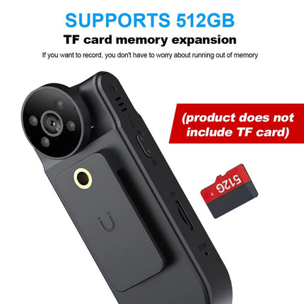 Police Body Camera 4K HD Portable Night Vision Police Cam Video DVR Recorder