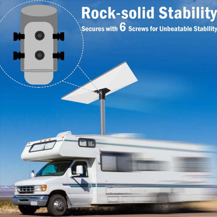 Gen 3 Mount for Starlink Wall/Roof Mounting Kit Standard Dish Pole Adapter Black