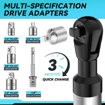 Offset Extension Wrench for Electric Drill.Impact Wrench Extender for Socket Set
