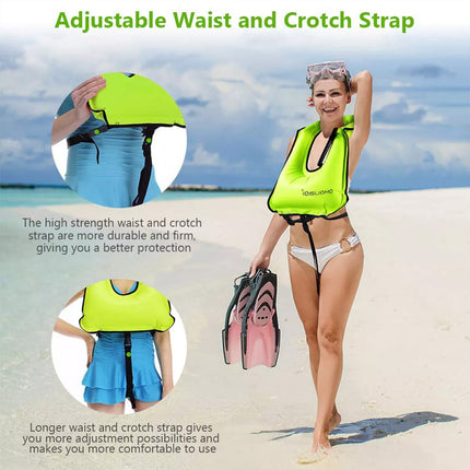 Lifejacket Buoyancy Vest for Adults Swimming Aid Safe Water Sports Equipment