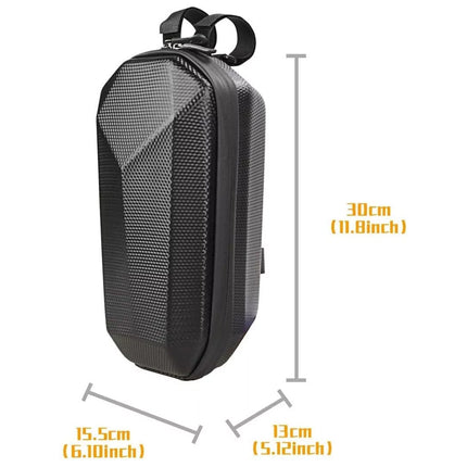 4L Large Hard Shell Electric Scooter Bag – Waterproof Front Storage for Xiaomi